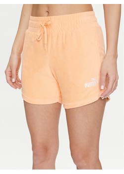 Puma Szorty sportowe Ess Elevated 677946 Pomarańczowy Regular Fit ze sklepu MODIVO w kategorii Szorty - zdjęcie 182675382