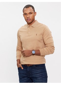 Polo Ralph Lauren Polo 710671785040 Beżowy Custom Slim Fit ze sklepu MODIVO w kategorii T-shirty męskie - zdjęcie 182675662
