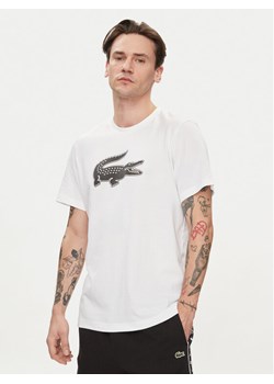 Lacoste T-Shirt TH2042 Biały Regular Fit ze sklepu MODIVO w kategorii T-shirty męskie - zdjęcie 182675693