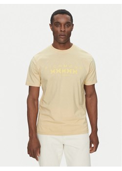 Richmond X T-Shirt UMP25004TS Beżowy Regular Fit ze sklepu MODIVO w kategorii T-shirty męskie - zdjęcie 182675704