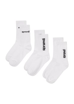 Sprandi Zestaw 3 par wysokich skarpet damskich 0WB-004-SS23 Biały ze sklepu MODIVO w kategorii Skarpetki damskie - zdjęcie 182675794