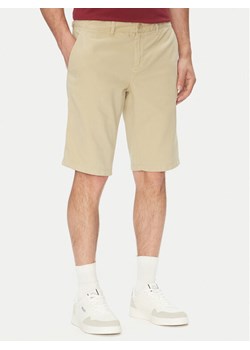 Kappa Szorty materiałowe Oris 600BTI0 Beżowy Slim Fit ze sklepu MODIVO w kategorii Spodenki męskie - zdjęcie 182675801