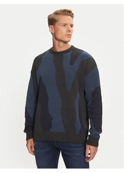 Mustang Sweter Elwood 1015473 Granatowy Regular Fit ze sklepu MODIVO w kategorii Swetry męskie - zdjęcie 182675860