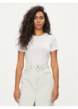 Pieces T-Shirt Irene 17082526 Biały Slim Fit ze sklepu MODIVO w kategorii Bluzki damskie - zdjęcie 182675904