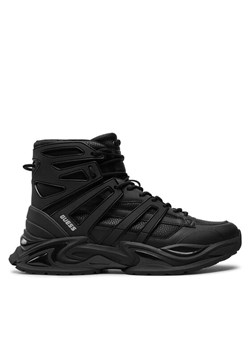 Guess Sneakersy Belluno Mid FMTBEM ELE12 Czarny ze sklepu MODIVO w kategorii Buty sportowe męskie - zdjęcie 182675951
