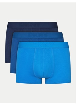 DKNY Komplet 3 par bokserek DUTTON Niebieski ze sklepu MODIVO w kategorii Majtki męskie - zdjęcie 182676022