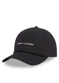 Tommy Hilfiger Czapka z daszkiem Th Foundation Soft 6 Panel Cap AM0AM13162 Czarny ze sklepu MODIVO w kategorii Czapki z daszkiem męskie - zdjęcie 182676073