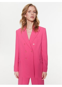 Red Valentino Marynarka 2R3CEC402EU Różowy Regular Fit ze sklepu MODIVO w kategorii Marynarki damskie - zdjęcie 182676214