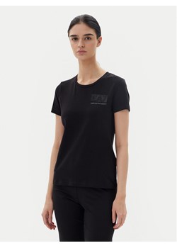EA7 Emporio Armani T-Shirt 7W000492 AF10373 UC001 Czarny Regular Fit ze sklepu MODIVO w kategorii Bluzki damskie - zdjęcie 182676260