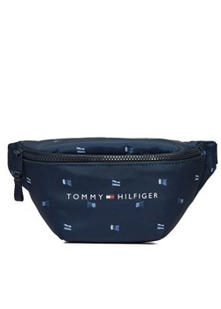 Tommy Hilfiger Saszetka nerka Th Essential Aop AU0AU01949 Granatowy ze sklepu MODIVO w kategorii Saszetki - zdjęcie 182676450
