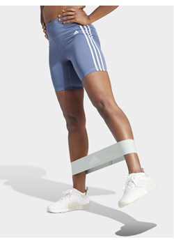 adidas Kolarki Essentials IS4208 Niebieski Slim Fit ze sklepu MODIVO w kategorii Szorty - zdjęcie 182676483