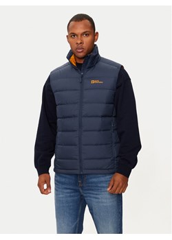 Jack Wolfskin Kamizelka Ather 1207691 Granatowy Regular Fit ze sklepu MODIVO w kategorii Kamizelki męskie - zdjęcie 182676493