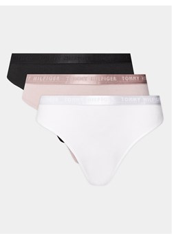 Tommy Hilfiger Komplet 3 par stringów UW0UW04480 Kolorowy ze sklepu MODIVO w kategorii Majtki damskie - zdjęcie 182676582
