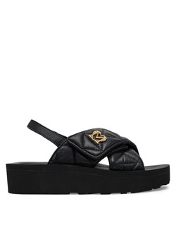 LOVE MOSCHINO Sandały JA16044I1MIE0000 Czarny ze sklepu MODIVO w kategorii Sandały damskie - zdjęcie 182676622