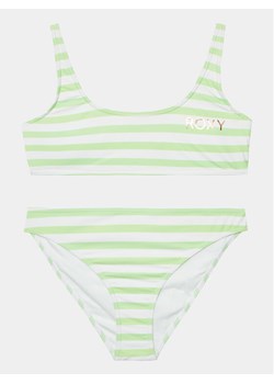 Roxy Strój kąpielowy Tropical Time ERGX203479 Zielony ze sklepu MODIVO w kategorii Stroje kąpielowe - zdjęcie 182676673