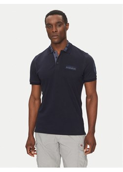 Napapijri Polo E-Amundsen NP0A4IN9 Granatowy Regular Fit ze sklepu MODIVO w kategorii T-shirty męskie - zdjęcie 182676884