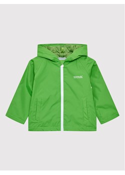 Regatta Kurtka przeciwdeszczowa Animal RKW264 Zielony Regular Fit ze sklepu MODIVO w kategorii Kurtki chłopięce - zdjęcie 182677004
