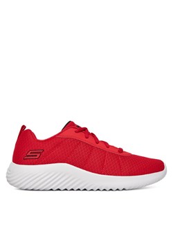 Skechers Sneakersy BOUNDER 403745L Czerwony ze sklepu MODIVO w kategorii Buty sportowe damskie - zdjęcie 182677332