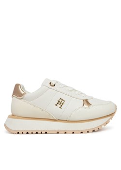 Tommy Hilfiger Sneakersy Low Cut Lace-Up Sneaker T3A9-33759-1355 M Biały ze sklepu MODIVO w kategorii Buty sportowe dziecięce - zdjęcie 182677503