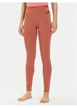 Emporio Armani Underwear Legginsy 164728 3F204 01656 Brązowy Slim Fit ze sklepu MODIVO w kategorii Spodnie damskie - zdjęcie 182677514