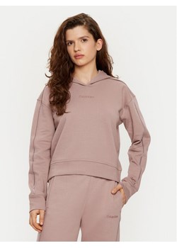 Calvin Klein Bluza Hoodie 000QS7261E Beżowy Regular Fit ze sklepu MODIVO w kategorii Bluzy damskie - zdjęcie 182677522