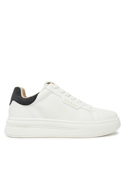 Guess Sneakersy FLPWIN LEA12 Biały ze sklepu MODIVO w kategorii Buty sportowe damskie - zdjęcie 182677632