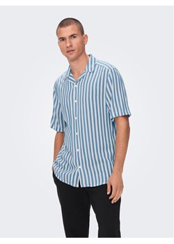 Only & Sons Koszula 22013267 Niebieski Regular Fit ze sklepu MODIVO w kategorii Koszule męskie - zdjęcie 182677711
