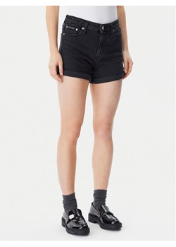 Calvin Klein Jeans Szorty jeansowe J20J225161 Czarny Regular Fit ze sklepu MODIVO w kategorii Szorty - zdjęcie 182677723