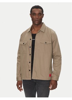 HUGO Kurtka jeansowa Enalu 50468744 Brązowy Oversize ze sklepu MODIVO w kategorii Kurtki męskie - zdjęcie 182677752