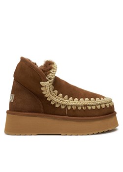 Mou Śniegowce Mini Eskimo Platform Boot FW681000A Brązowy ze sklepu MODIVO w kategorii Śniegowce damskie - zdjęcie 182677820
