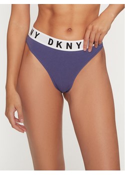DKNY Stringi DK4529 Niebieski ze sklepu MODIVO w kategorii Majtki damskie - zdjęcie 182677883
