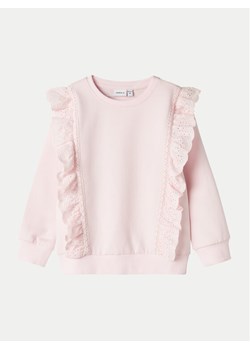 NAME IT Bluza Luva 13232134 Różowy Regular Fit ze sklepu MODIVO w kategorii Bluzy dziewczęce - zdjęcie 182678044