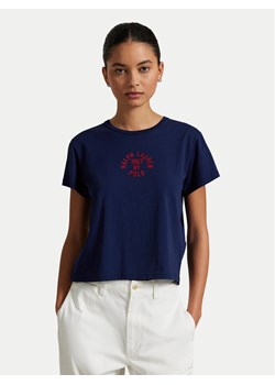 Polo Ralph Lauren T-Shirt 211965108001 Granatowy Regular Fit ze sklepu MODIVO w kategorii Bluzki damskie - zdjęcie 182678080