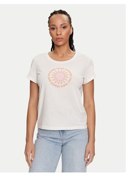 Mustang T-Shirt Alma 1015179 Écru Regular Fit ze sklepu MODIVO w kategorii Bluzki damskie - zdjęcie 182678163