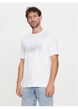Bugatti T-Shirt 8350 55042A Biały Modern Fit ze sklepu MODIVO w kategorii T-shirty męskie - zdjęcie 182678182
