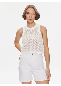 Tommy Jeans Top DW0DW18336 Écru Regular Fit - id: 0000303435660 - marki Tommy Jeans - 182678232 Tommy Jeans Top DW0DW18336 Écru Regular Fit ze sklepu MODIVO w kategorii Bluzki damskie - zdjęcie 182678232