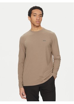 BOSS Longsleeve 50506365 Beżowy Regular Fit ze sklepu MODIVO w kategorii T-shirty męskie - zdjęcie 182678280