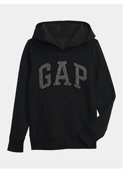 Gap Bluza 794528-00 Czarny Regular Fit ze sklepu MODIVO w kategorii Bluzy chłopięce - zdjęcie 182678344
