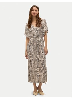Vero Moda Sukienka letnia Menny 10303701 Beżowy Loose Fit - id: 0000304950988 - marki Vero Moda - 182678381 Vero Moda Sukienka letnia Menny 10303701 Beżowy Loose Fit ze sklepu MODIVO w kategorii Sukienki - zdjęcie 182678381