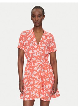 Tommy Jeans Sukienka koszulowa DW0DW21353 Pomarańczowy Relaxed Fit ze sklepu MODIVO w kategorii Sukienki - zdjęcie 182678421
