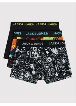 Jack&Jones Junior Komplet 3 par bokserek Sugar 12189220 Czarny ze sklepu MODIVO w kategorii Majtki dziecięce - zdjęcie 182678433