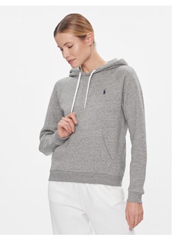 Polo Ralph Lauren Bluza Prl Shrknhd 211943007004 Szary Regular Fit ze sklepu MODIVO w kategorii Bluzy damskie - zdjęcie 182678434