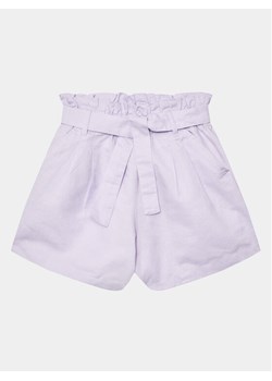 United Colors Of Benetton Szorty materiałowe 4BE7C901H Fioletowy Regular Fit ze sklepu MODIVO w kategorii Spodenki dziewczęce - zdjęcie 182678593