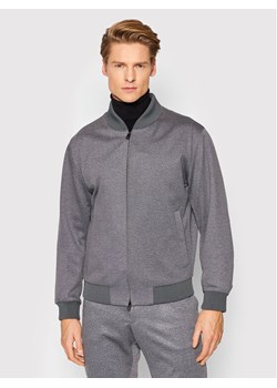 Boss Bluza Nolwin1-J 50454419 Szary Slim Fit ze sklepu MODIVO w kategorii Bluzy męskie - zdjęcie 182678621