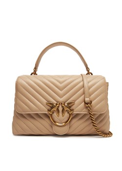 PINKO Torebka Love Lady Puff Classic Cl PE 25 PLTT 100043 A0GK Beżowy ze sklepu MODIVO w kategorii Torebki damskie - zdjęcie 182678623