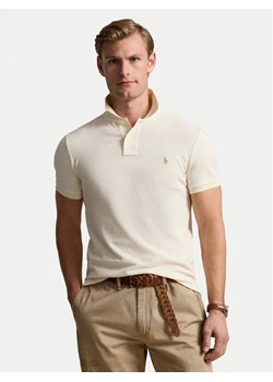 Polo Ralph Lauren Polo 710536856417 Écru Slim Fit ze sklepu MODIVO w kategorii T-shirty męskie - zdjęcie 182678652