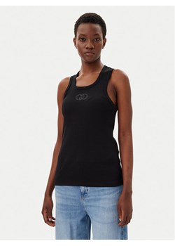 Liu Jo Top WA5367 J0295 Czarny Regular Fit ze sklepu MODIVO w kategorii Bluzki damskie - zdjęcie 182678790