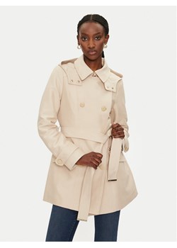 Morgan Trencz 241-GLADIA Beżowy Slim Fit ze sklepu MODIVO w kategorii Płaszcze damskie - zdjęcie 182678922