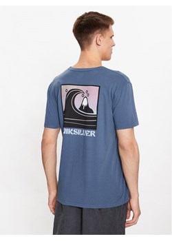 Quiksilver T-Shirt Qs Bubble Stamp EQYZT07258 Niebieski Regular Fit ze sklepu MODIVO w kategorii T-shirty męskie - zdjęcie 182679010