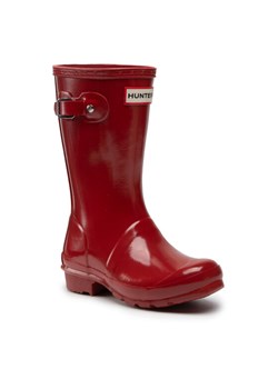 Hunter Kalosze Original Kids Gloss JFT6000RGL Czerwony ze sklepu MODIVO w kategorii Kalosze dziecięce - zdjęcie 182679053